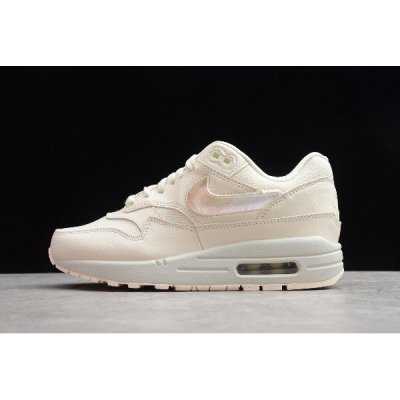 Nike Bayan Air Max 1 Jewel Swoosh Pale Ivory Beyaz Koşu Ayakkabısı Türkiye - 6354C5IL